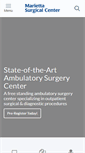 Mobile Screenshot of mariettasurgicalcenter.com